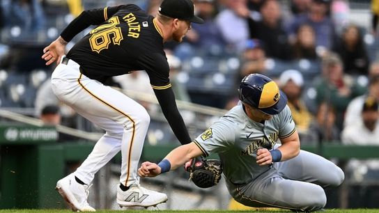 Falter sizzles again, finding value in simplicity with Bart behind plate taken at PNC Park (Pirates)